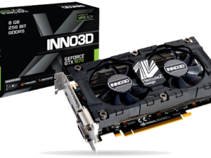 Inno3D Graphics Card GTX 1070 8GB GDDR5 Twin X2 V3 (N1070-2SDV-P5DS)