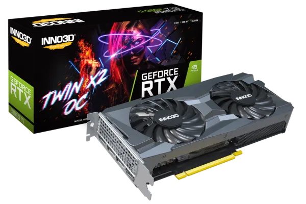 Inno3d Nvidia GTX 1660 Ti 6GB Twin X2 GDDR6 Graphics Card