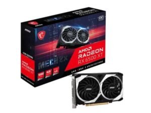 MSI AMD Radeon RX 6500 XT MECH 2X 4G OC Gaming Graphics Card | 4GB GDDR6 | 64-Bit