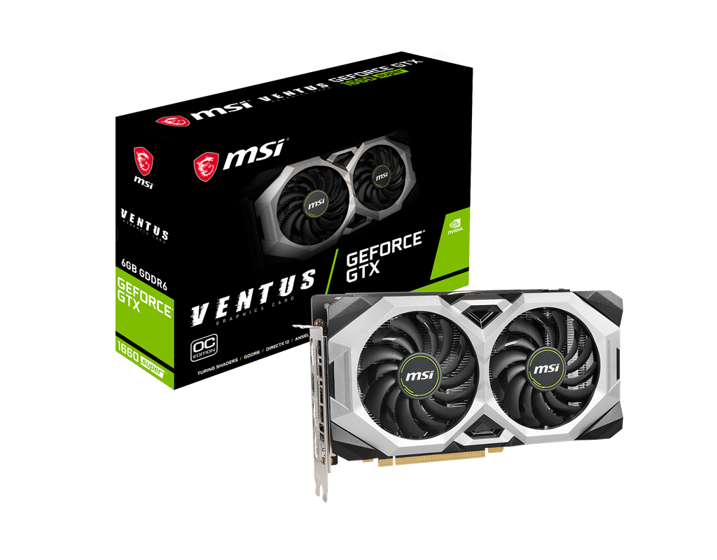 MSI GTX 1650 D6 VENTUS XS OCV2 4GB GDDR6 GRAPHICS CARD