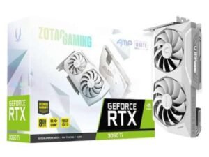 Zotac Gaming Nvidia GeForce RTX 3060 Ti AMP White Edition 8GB GDDR6 Graphics Card LHR (ZT-A30610F-10PLHR)