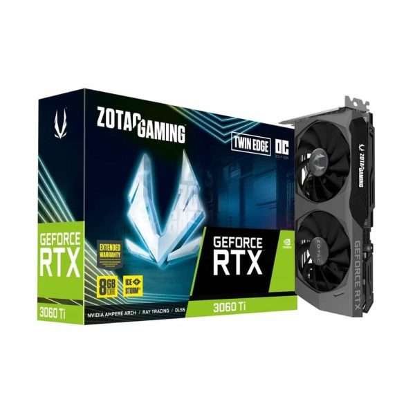 Zotac Gaming Nvidia GeForce RTX 3060 Ti AMP White Edition 8GB GDDR6 Graphics Card LHR (ZT-A30610F-10PLHR)